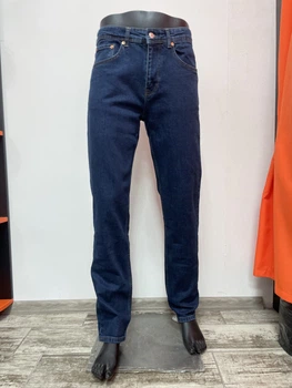 Джинси Levi's 501 чоловічі прямі класика зі стрейчем тінт 40 синій