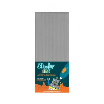 Набор стержней для 3D-ручки 3Doodler Start серый 24 шт. (3DS-ECO08-GREY-24)