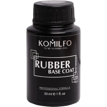 KOMILFO Rubber Base Coat HEMA/TPO free Каучукова база (бочонок), 30 мл
