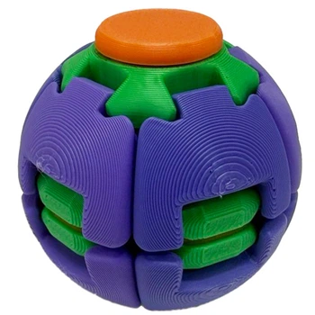 Дитячий антистрес "Spiner-Ball" Bambi SPIN-BALL-6(Violet-Green) розмір 5,5 см