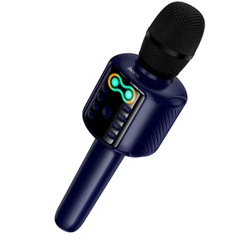 Микрофон Hoco L24 Shine беспроводной для караоке и вечеринок с динамиком 52 мм и Bluetooth 5.4