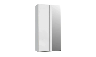 Шкаф-купе Fittio FTIS62462 1,2 м 2-дверный с зеркалом белый глянец