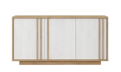 Комод 3-дверный Sandoval SNOK231 ламинированное ДСП 169,2x42x87 см Дуб ривьера/дуб снежный