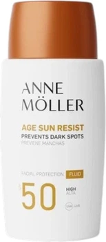Fluid przeciwsłoneczny do twarzy Anne Moller Age Sun Resist Spf 50 50 ml (8436034372721)