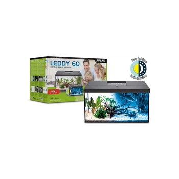 Акваріумний комплект Aquael Leddy Day Night з балкою прямий чорний 54 л