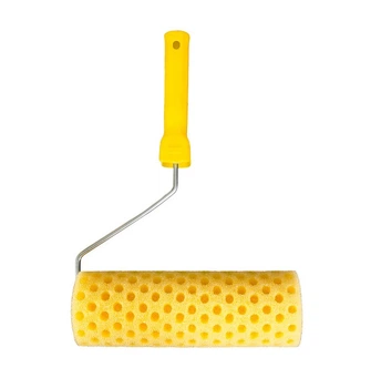 Валик малярный структурный MASTERTOOL Moltopren Decor Peas 80/230 мм Ø 6 мм с ручкой 92-6204