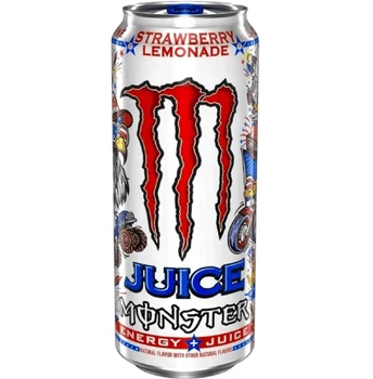 Напій енергетичний Monster Energy Juice Strawberry Lemonade 473 мл (USA)