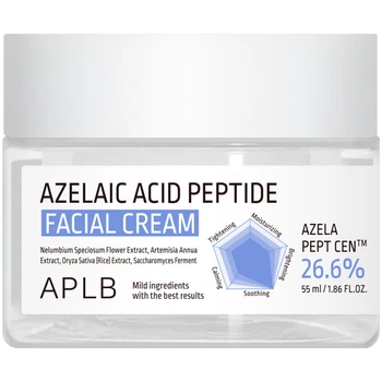 Крем для проблемної шкіри з азелаїновою кислотою та пептидами APLB Azelaic Acid Peptide Facial Cream, 55 мл