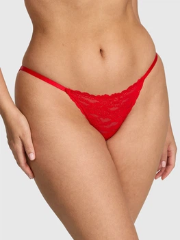 Трусики бікіні жіночі Victoria's Secret 684052679 M Червоні (1160986787)