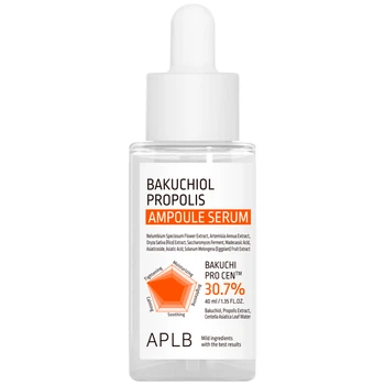 Ампульная сыворотка для антивозрастного ухода с бакучиолом и прополисом APLB Bakuchiol Propolis Ampoule Serum, 40 мл
