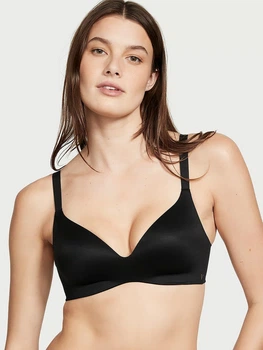 Бюстгальтер без косточек бесшовный Victoria's Secret 375752683 38C Черный (1160937486)