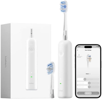 Электрическая зубная щетка Laifen Wave Pro ABS Белая