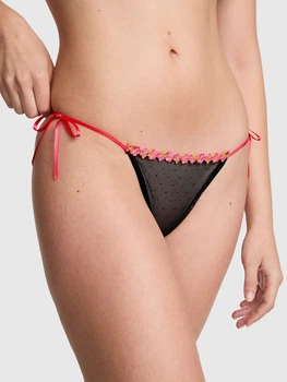 Трусики стрінги жіночі Victoria's Secret 340414949 XL Чорні (1160946824)