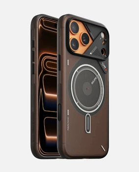 Матовый чехол для iPhone 17 Pro Max AULUMU A17 Frosted Case Светящиеся в темноте элементы | Защита управления камерой Полупрозрачный Серый