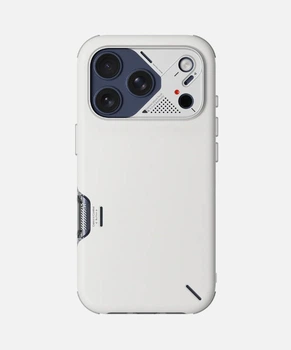 Ударопрочный тонкий чехол для iPhone 17 Pro AULUMU A17 Slim Shockproof Case Магнитный | Защита управления камерой Белый