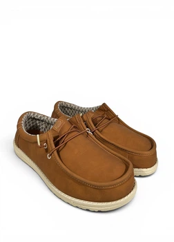 Мокасины Hey Dude Wally Classic Xtra WIDE (43007-265), Коричневый, Размер 44 4Е (US М11 4Е), стелька 29 см