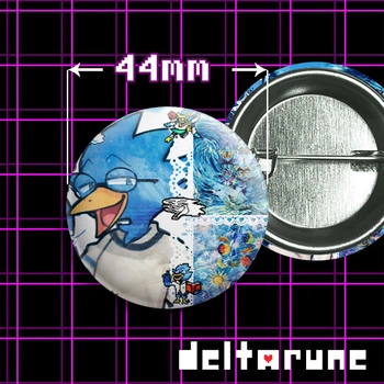 Значок Бёрдли из игры Deltarune / Дельтарун. №47. 44мм