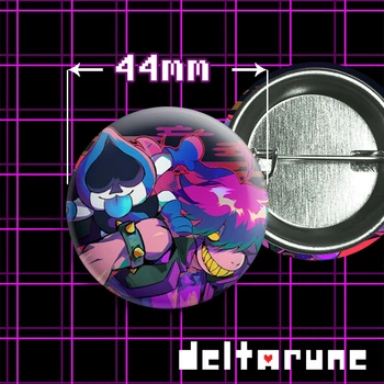 Значок Сьюзи и Лансер из игры Deltarune / Дельтарун. №30. 44мм