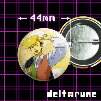 Значок Флаури из игры Deltarune / Дельтарун. №81. 44мм