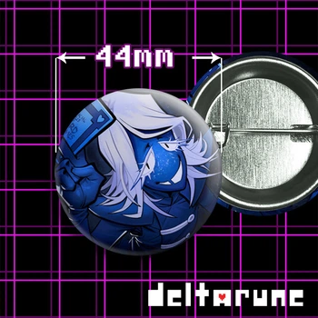 Значок Рулс Каард з гри Deltarune / Дельтарун. №34. 44мм