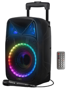Głośnik przenośny Music Karaoke z mikrofonem 1256490 (5713428024309)