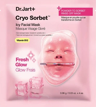 Маска для обличчя Dr.Jart+ Cryo Sorbet Icy Охолоджувальна 4 шт (1210001223226)