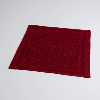 Кухонная жаккардовая салфетка GM Textile 25х25см 380 г/м2 (Бордовый)