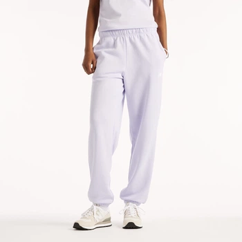 Женские сиреневые спортивные брюки New Balance Sport Essentials French Terry Jogger 40 (L) (WP41500SMV)