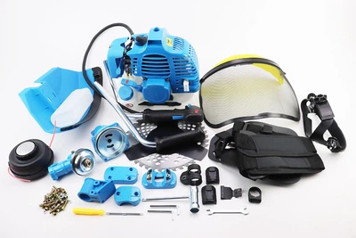 Мотокоса (триммер) MAKITA RBC5400, 5.4 кВт — шпуля + нож 3T + диск 40T, труба D-28 мм