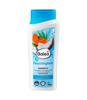 Шампунь Balea Shampoo Feuchtigkeit для сухого волосся Кокос та папайя, 300 мл. (4066447468014)