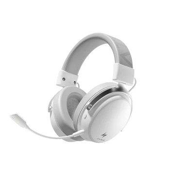 Геймерська бездротова (Bluetooth + 2,4G) HI-Fi гарнітура ATK Neptune N9 Pro, 3D, 1500 mAh WHITE/БІЛІ (N9PW)