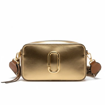 Женская сумка Marc Jacobs 6869 кросс-боди золотистая