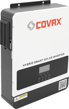 Гібридний інвертор COVAX CV-PS-3200-24V, 3200VA\3000W, 24В, струм заряду 0-60A, 170-280В, MPPT (80А, 55-450 Vdc) (YT45571)