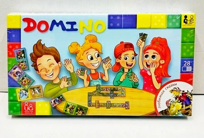 Настільна гра Доміно: Улюблені казки-2, Danko Toys (DTG-DMN-02) (0010-1638-02)