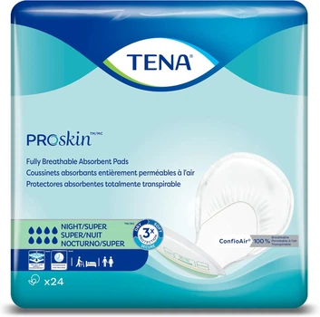 Прокладки TENA ProSkin Night с регулируемыми язычками для взрослых (48 штук)