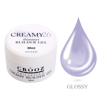 Гель для наращивания и укрепления Crooz Creamy Builder Gel №26, 15 мл