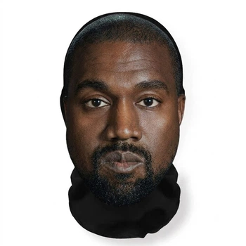 Повнолицева маска прикол з 3D-друком Face Mask Simulation Model 7
