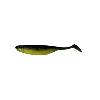 Силикон Westin ShadTeez Hollow Box 8cm 4g Black/Chartreuse (50шт),P162-563-007