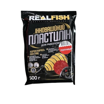 Пластилін RealFish для риболовлі 500г Полуниця,65574