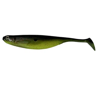 Силикон Westin ShadTeez Hollow Box 12cm 9g Black/Chartreuse (42шт),P162-563-014
