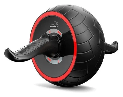 Колесо для преса PowerPlay 4326 зі зворотним механізмом AB Wheel Pro Чорно-червоне (PP_PP_4326_Black/Red)