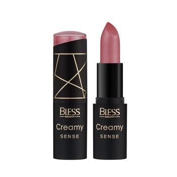 Помада для губ кремова Bless Beauty Creamy Sense №15 Рожеве Бузкове Сяйво Перламутрова, 3,6 г