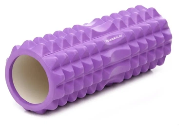 Массажний ролик (ролер) PowerPlay 4405 EVA Massage Roller Фіолетовий (33x12см.) (PP_PP_4405_Purple)