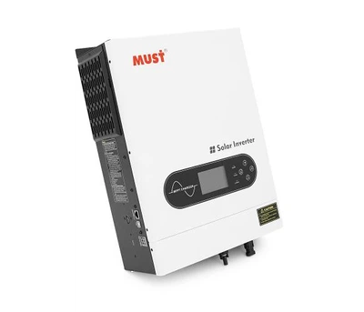 Інвертор гібридний MUST PV18-6248ECO. 6200W, 48V, струм заряду 100A, 170-280V, MPPT