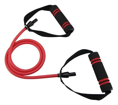 Трубчастий еспандер для фітнесу із ручками U-POWEX Latex resistance tube 30LB Red (13.5кг.) (PP_UP_1001_30LB_Red)