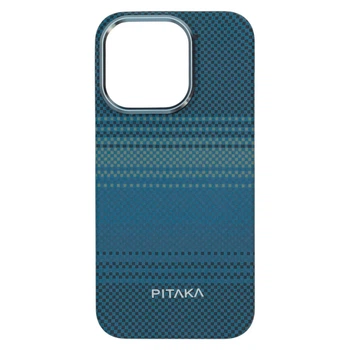 Чехол (накладка) Apple iPhone 15 Pro Max, Pitaka Ultra Slim, MagSafe, Moonrise, Рисунок - 749547