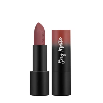 Помада для губ матова Parisa StayMatteLipstick L-08 №204 Червоно-коричневмй, 3,6 г