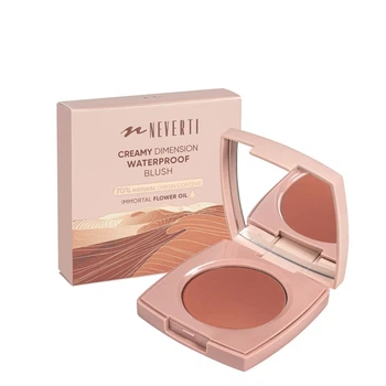 Рум'яна водостійкі компактні Neverti NP203 Creamy Dimension Waterproof Blush №006 Коричневий, 6 г