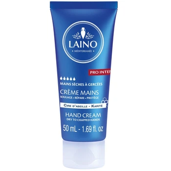 Крем для рук Laino Pro Intense с маслом ши и пчелиным воском для сухой и потрескавшейся кожи рук 50 мл