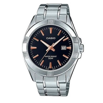 Мужские часы Casio MTP-1308D-1A2 черные 50 м
